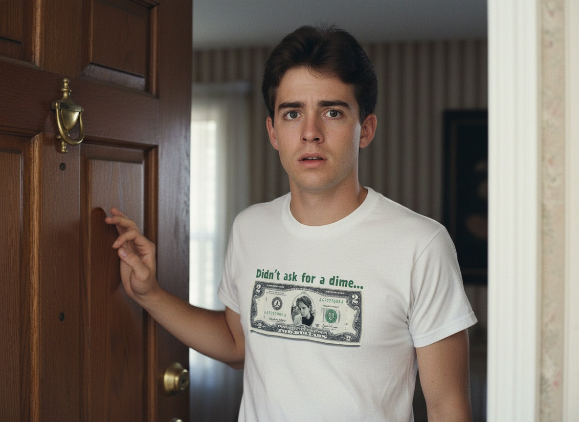 Better Off Dead Movie T-Shirt for Movie Lover : 2 Dollars Shirt Funny