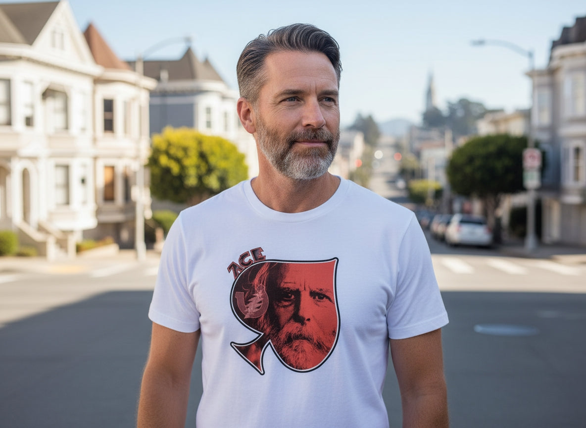 Grateful Dead Bob Weir Bobby Ace T-shirt : Gift for Deadheads