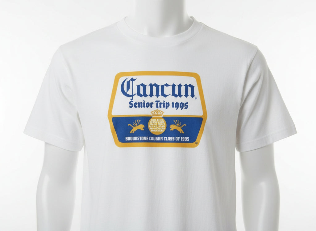 1990s Senior Trip Beer Logo Customizable T-shirt