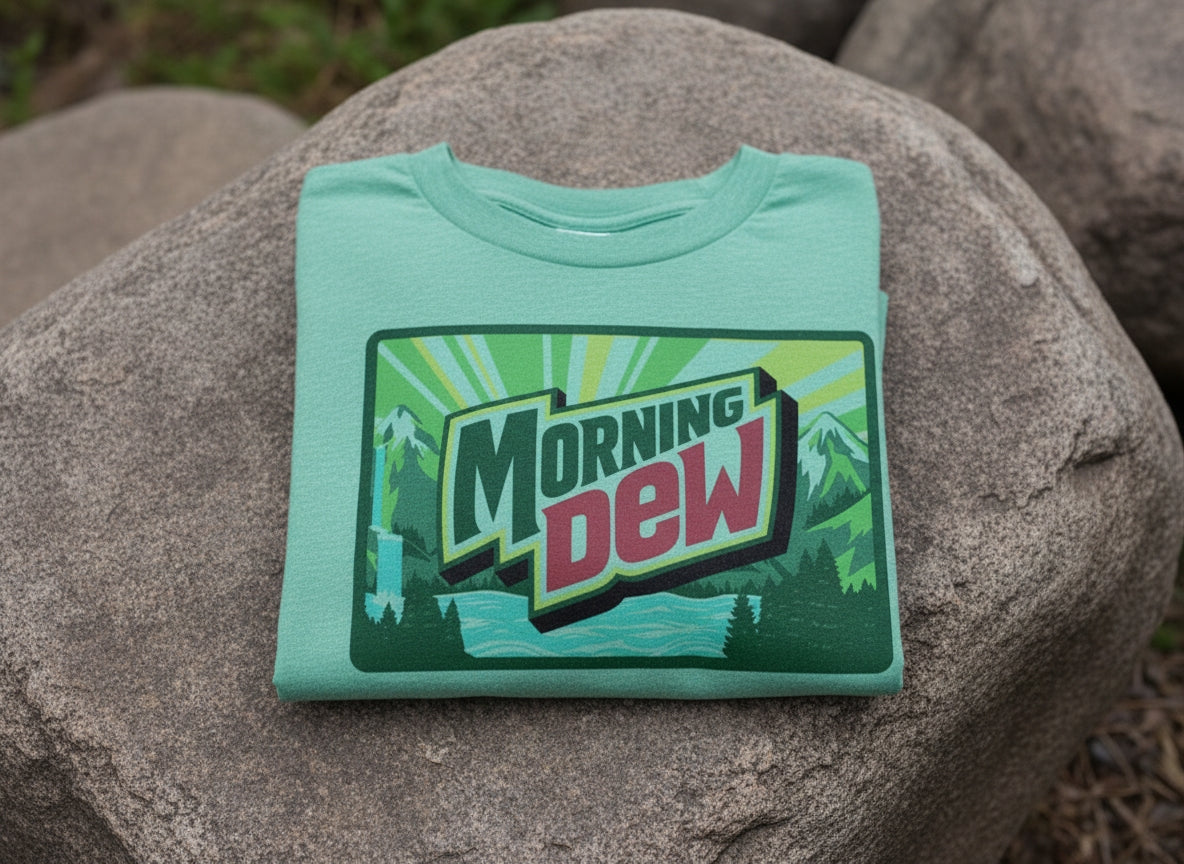 Morning Dew Grateful Dead T-Shirt in Limited Edition Mountain Green