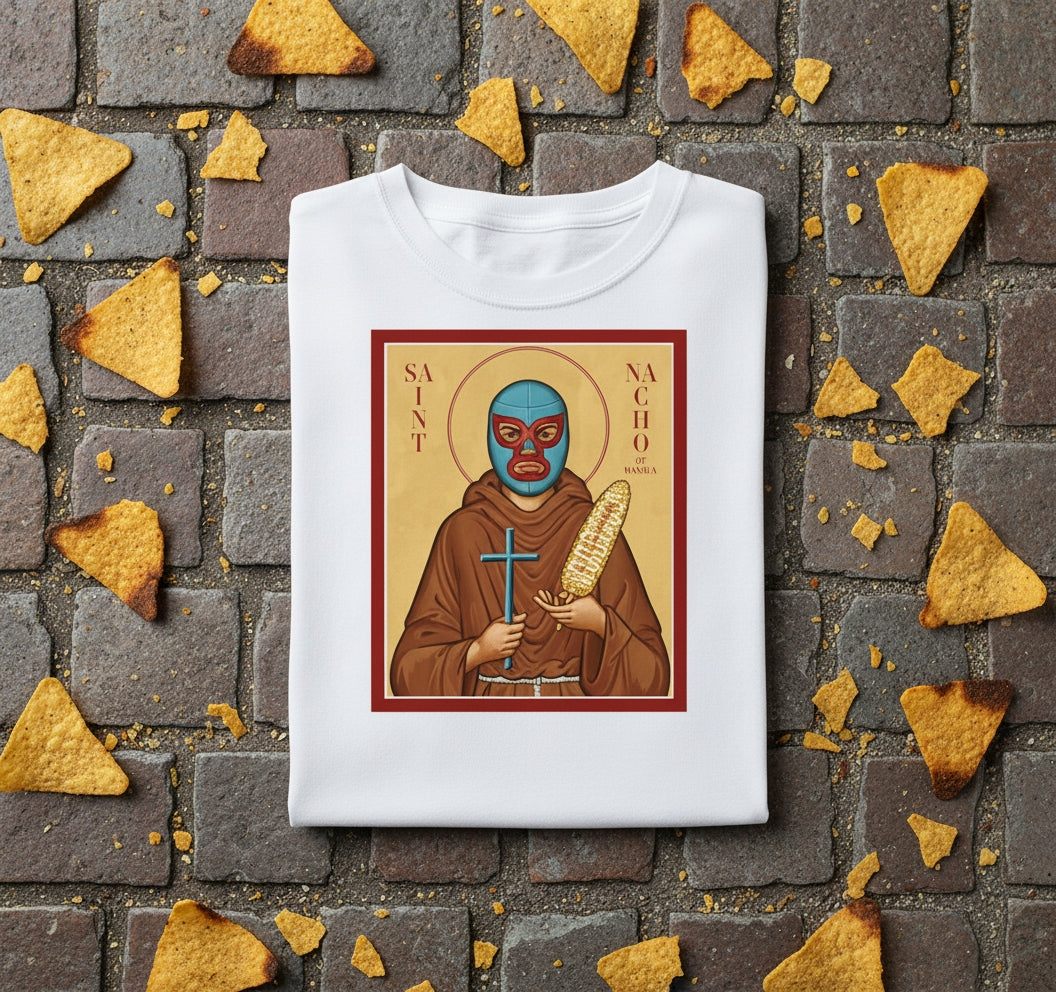 Nacho Libre T-shirt Saint Nacho of Oaxaca
