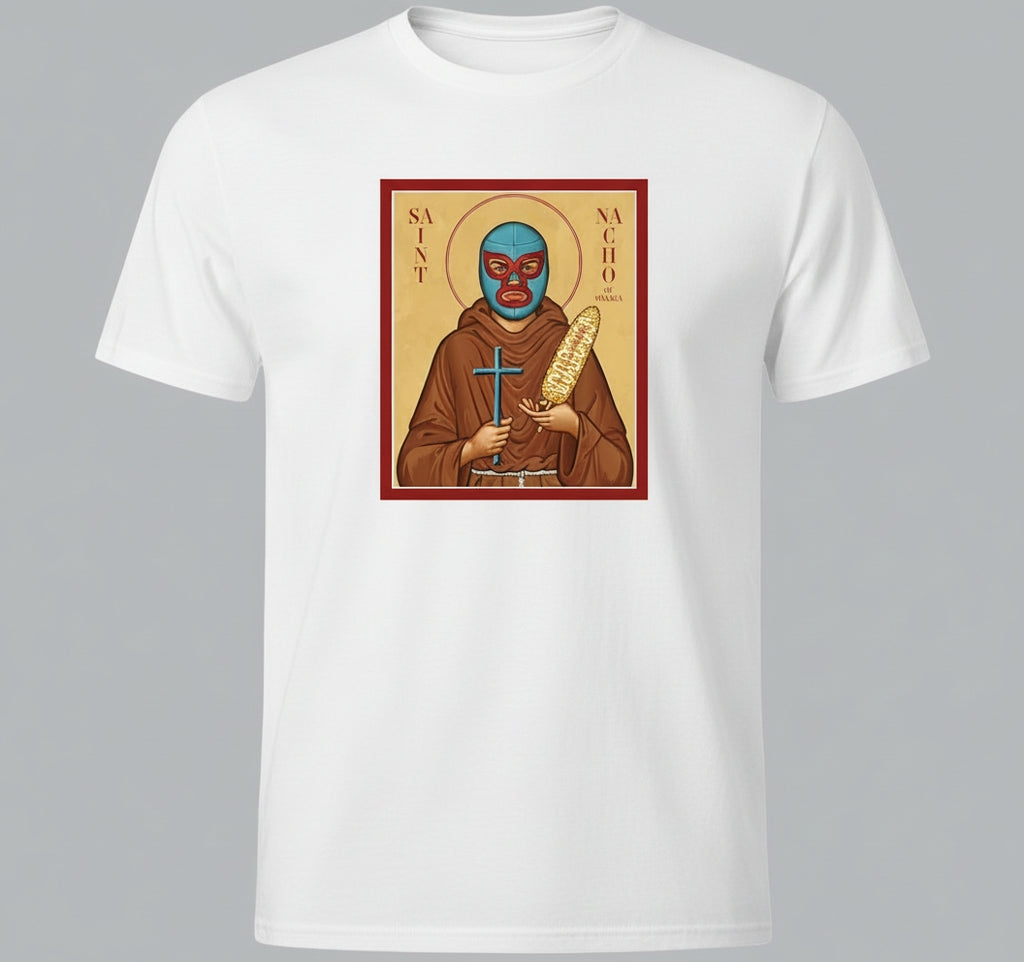 Nacho Libre T-shirt Saint Nacho of Oaxaca