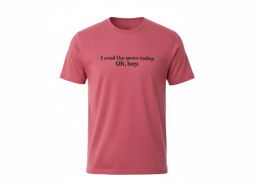 A Day In The Life Beatles Inspired T-Shirt (I Read the News Today, Oh Boy)