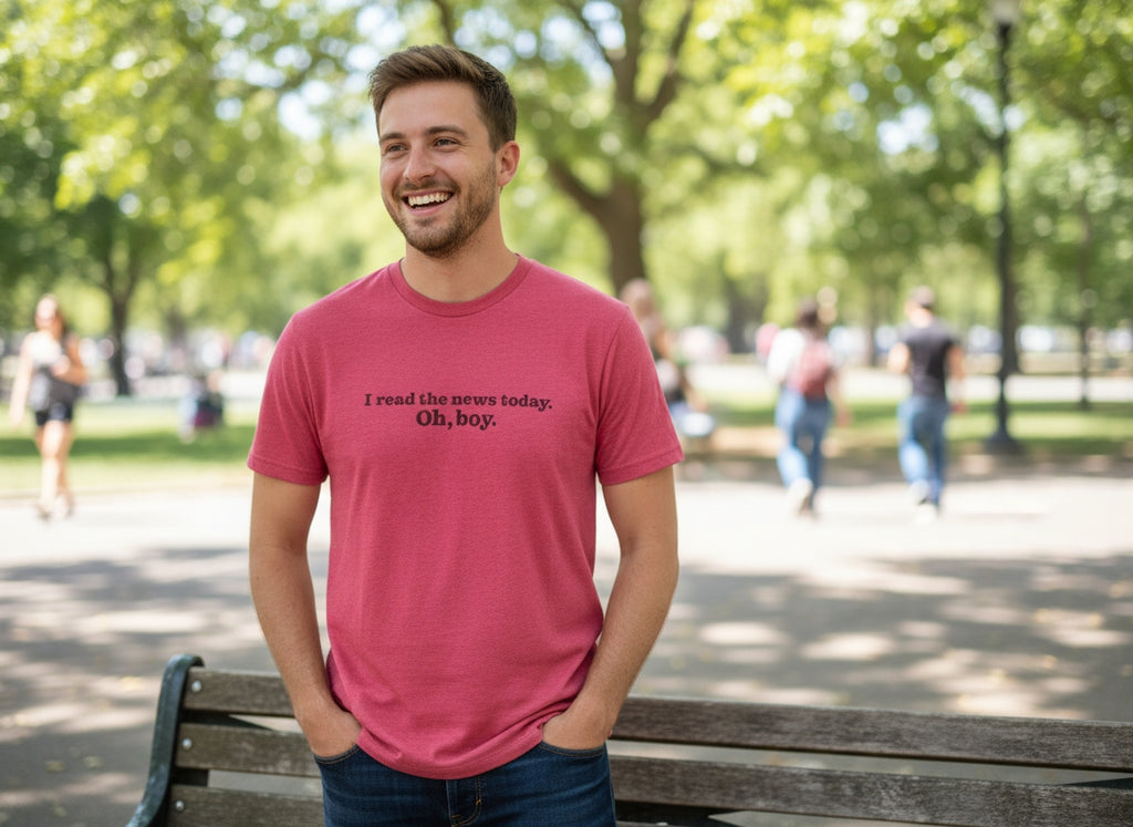 A Day In The Life Beatles Inspired T-Shirt (I Read the News Today, Oh Boy)
