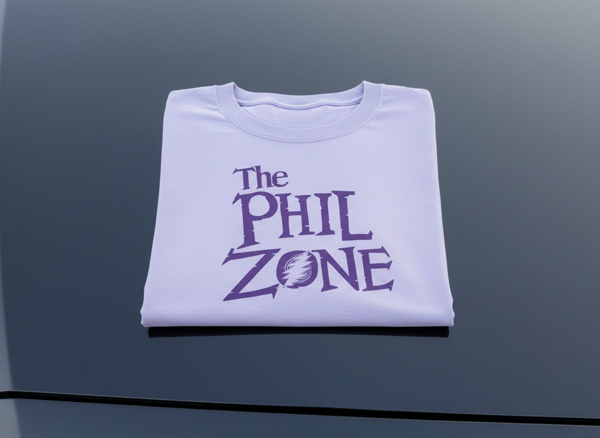 Grateful Dead Phil Lesh T-shirt  : The Phil Zone Shirt in Lilac