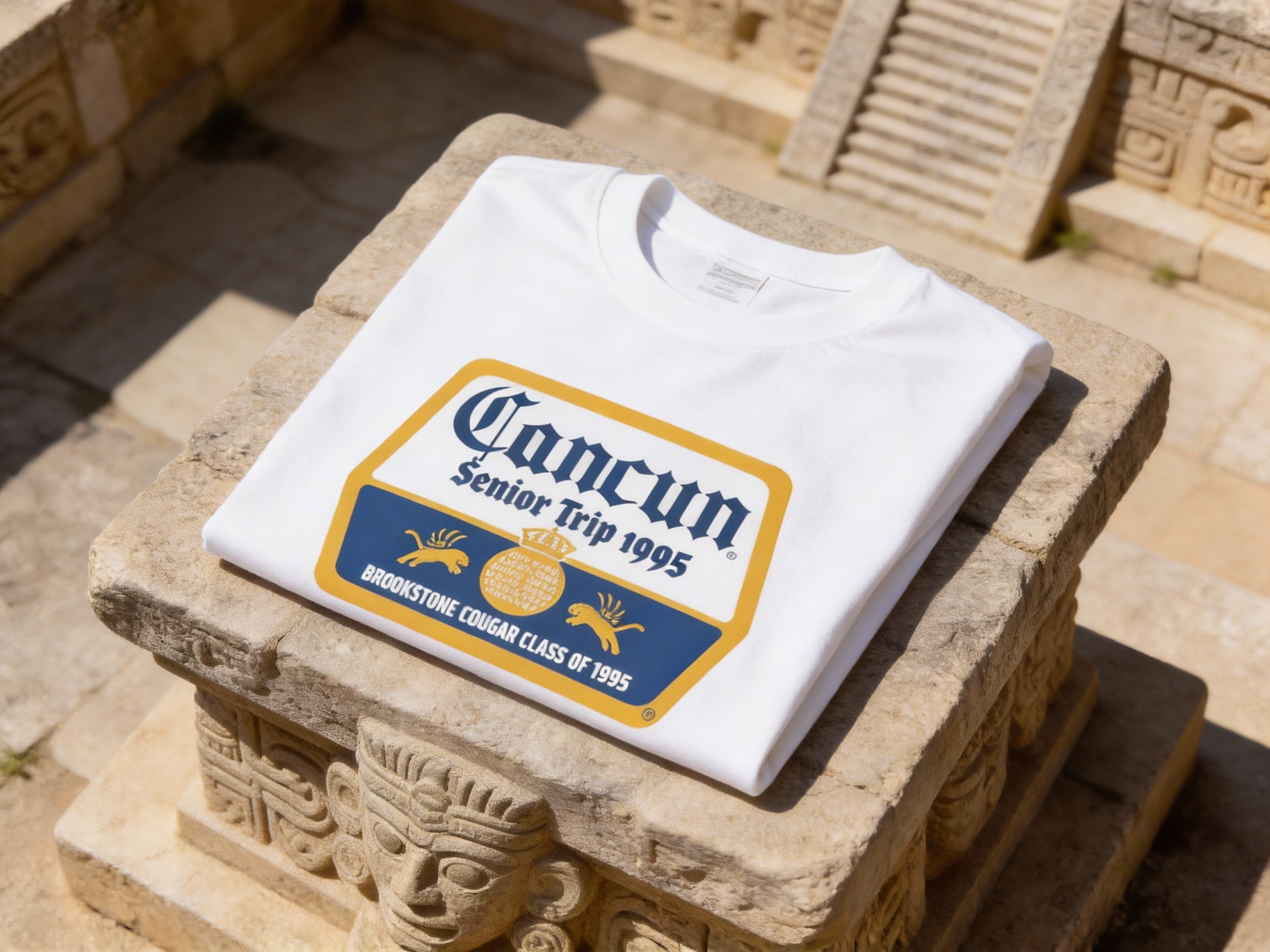 1990s Senior Trip Beer Logo Customizable T-shirt
