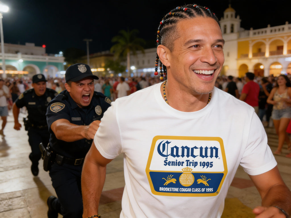 1990s Senior Trip Beer Logo Customizable T-shirt
