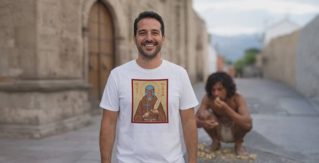 Nacho Libre T-shirt Saint Nacho of Oaxaca