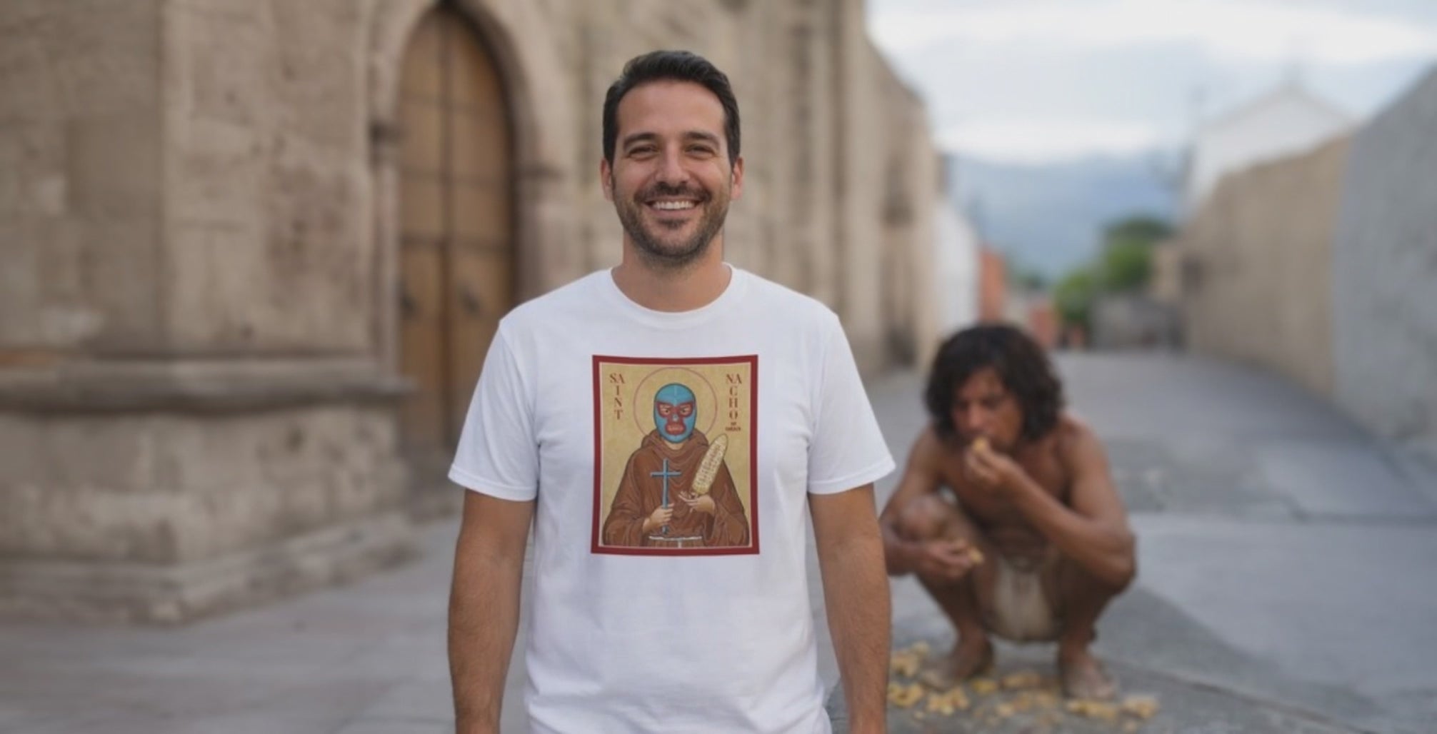 Nacho Libre T-shirt Saint Nacho of Oaxaca