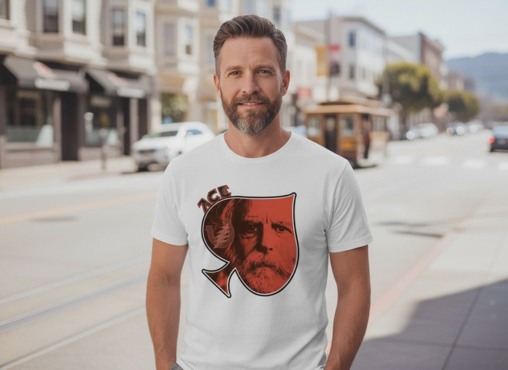 Grateful Dead Bob Weir Bobby Ace T-shirt : Gift for Deadheads