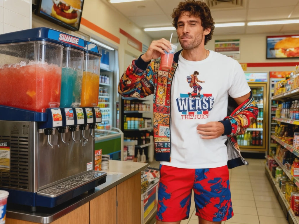 Encino Man Movie Gift T-Shirt  : Wease The Juice Vintage Logo Shirt